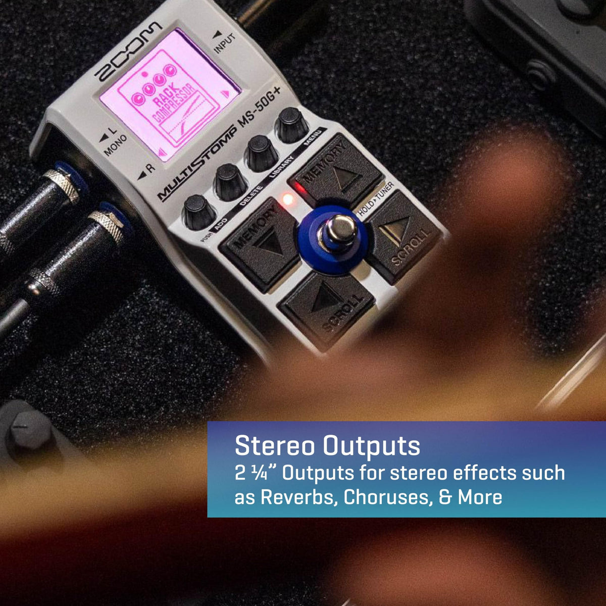 Zoom MS-50G+ Multi-Effects Guitar Pedal