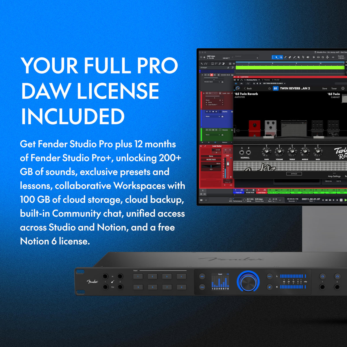 Fender Quantum HD 8 USB-C Audio Interface