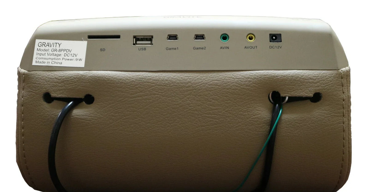 Gravity GR-8PPDV 8" Headrest Monitor with DVD Player