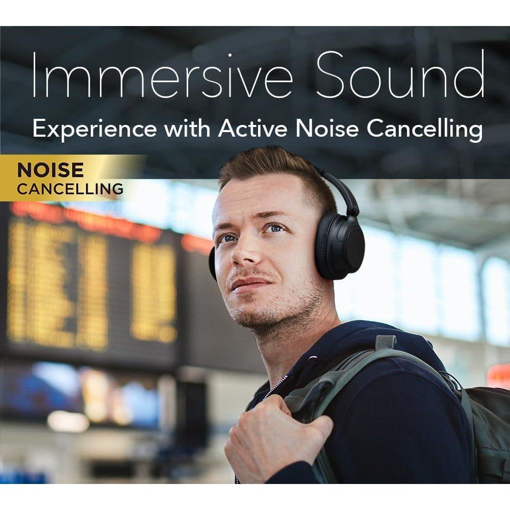 JVC HA-S75N Wireless Noise-Canceling Around-Ear Headphones