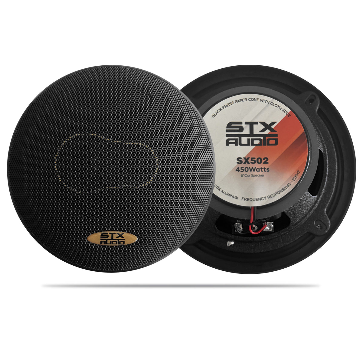 STX Audio SX502 5.25" 2-Way Coaxial Car Speakers