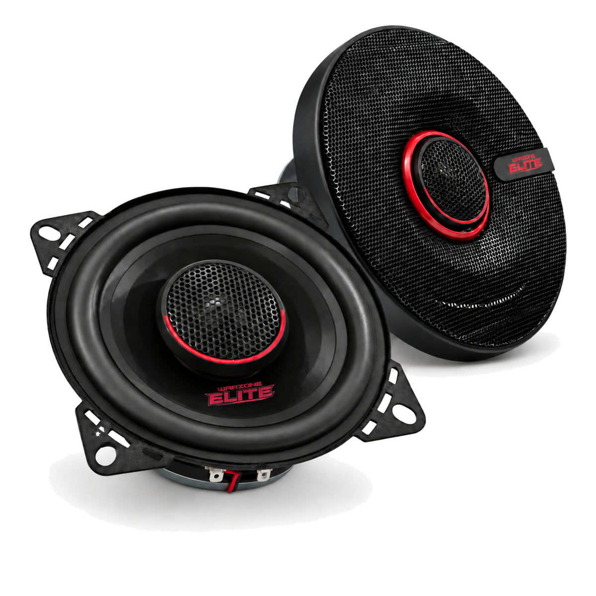 Warzone WZ-E402 4" Coaxial Car Speaker Pair