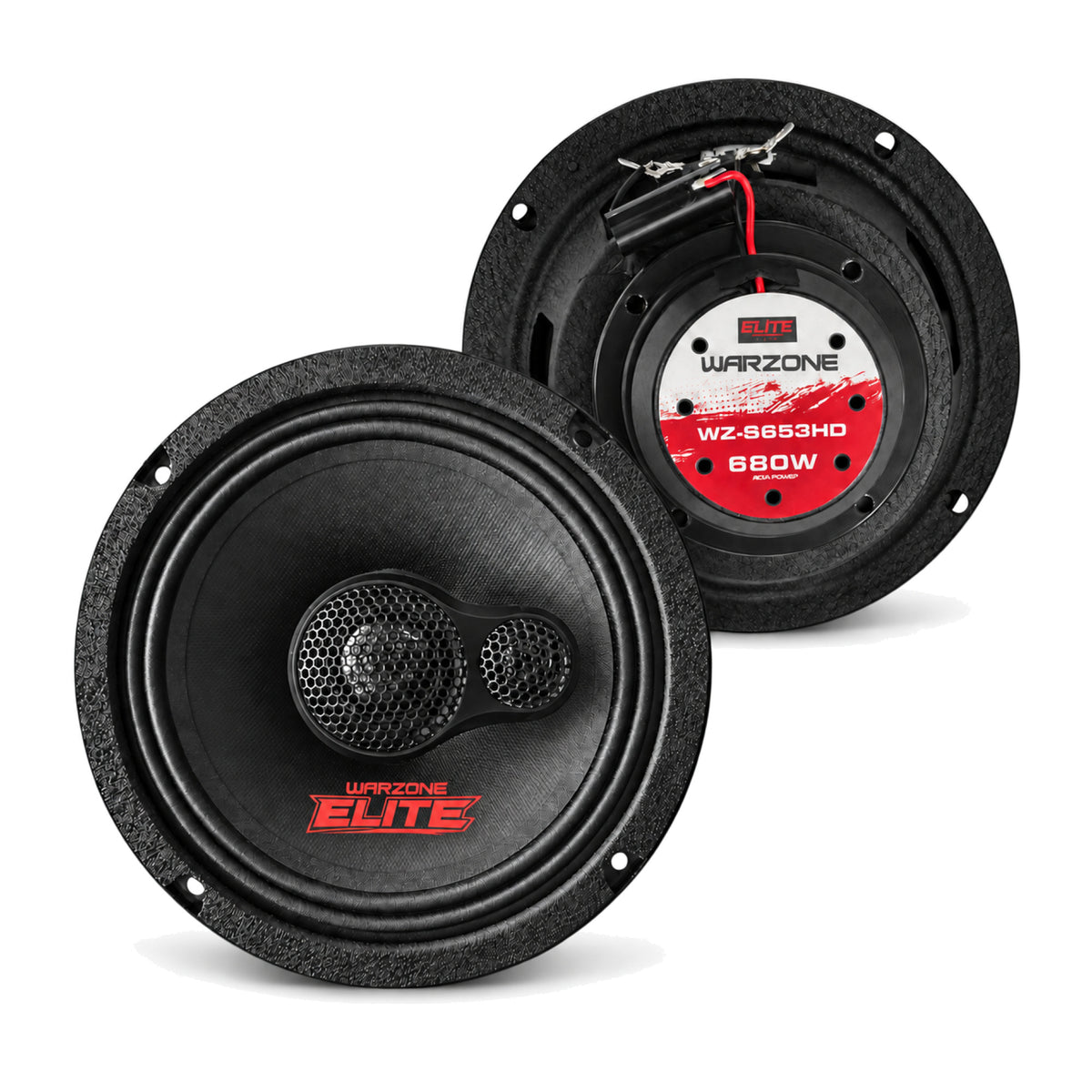 Warzone WZ-S653HD 6.5" Harley-Davidson 2014+ Direct Fit Speakers, Pair