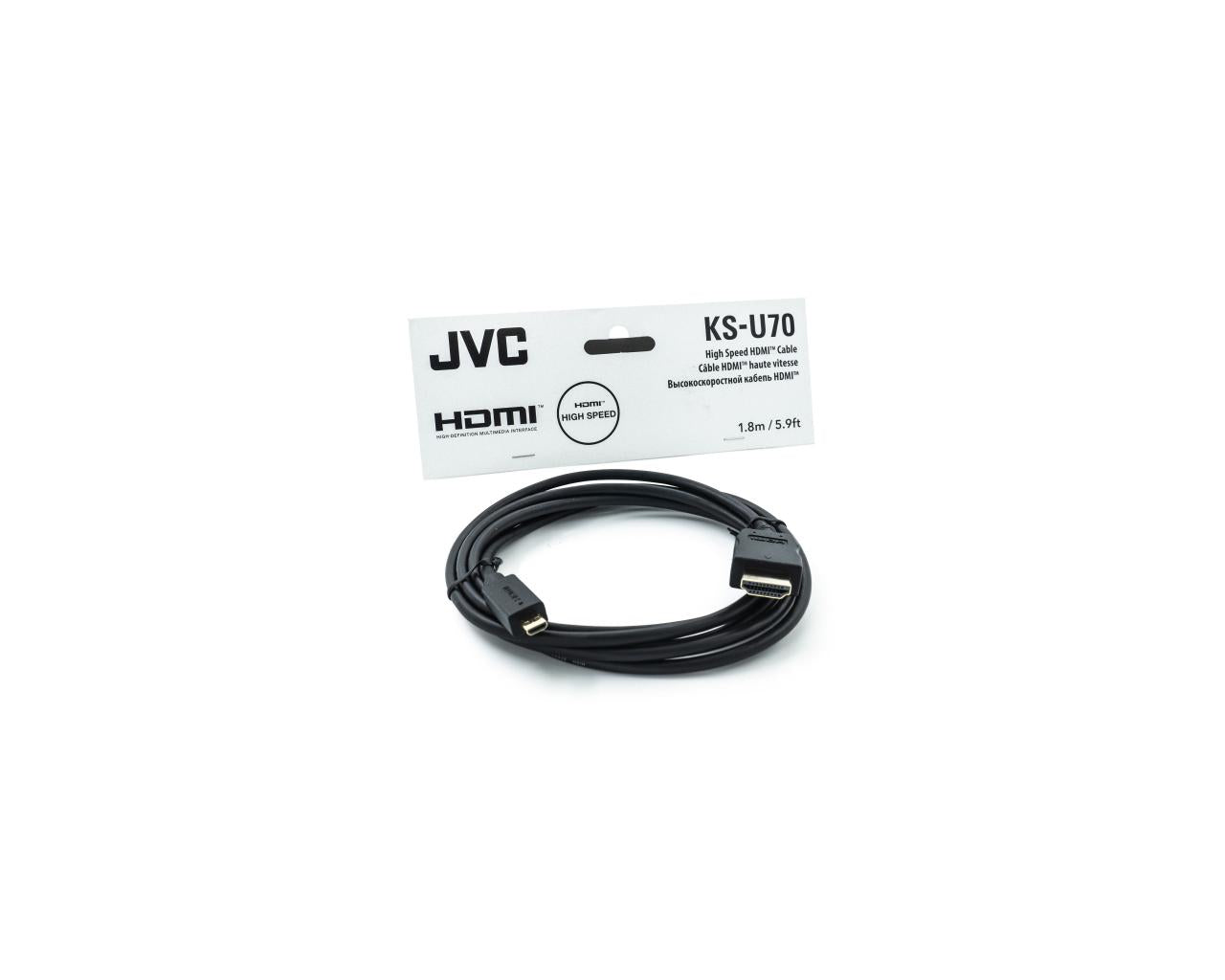 JVC KS-U70 HDMI (Type-A) to micro HDMI (Type-D) Cable