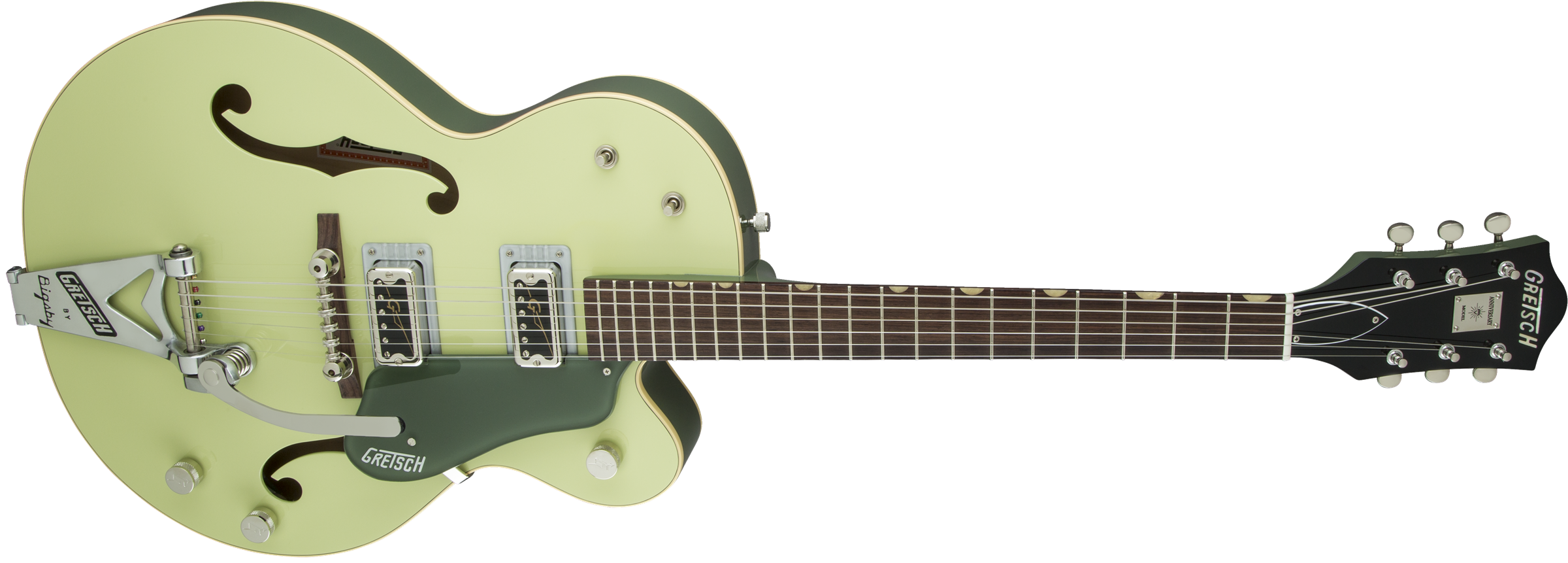Gretsch G6118T-60 Vintage Select Edition '60 Anniversary Hollow-Body - Smoke Green