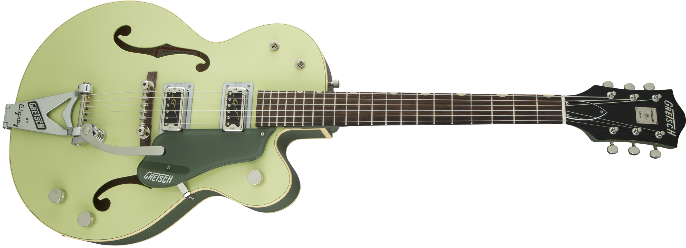 Gretsch G6118T-60 Vintage Select Edition '60 Anniversary Hollow-Body - Smoke Green