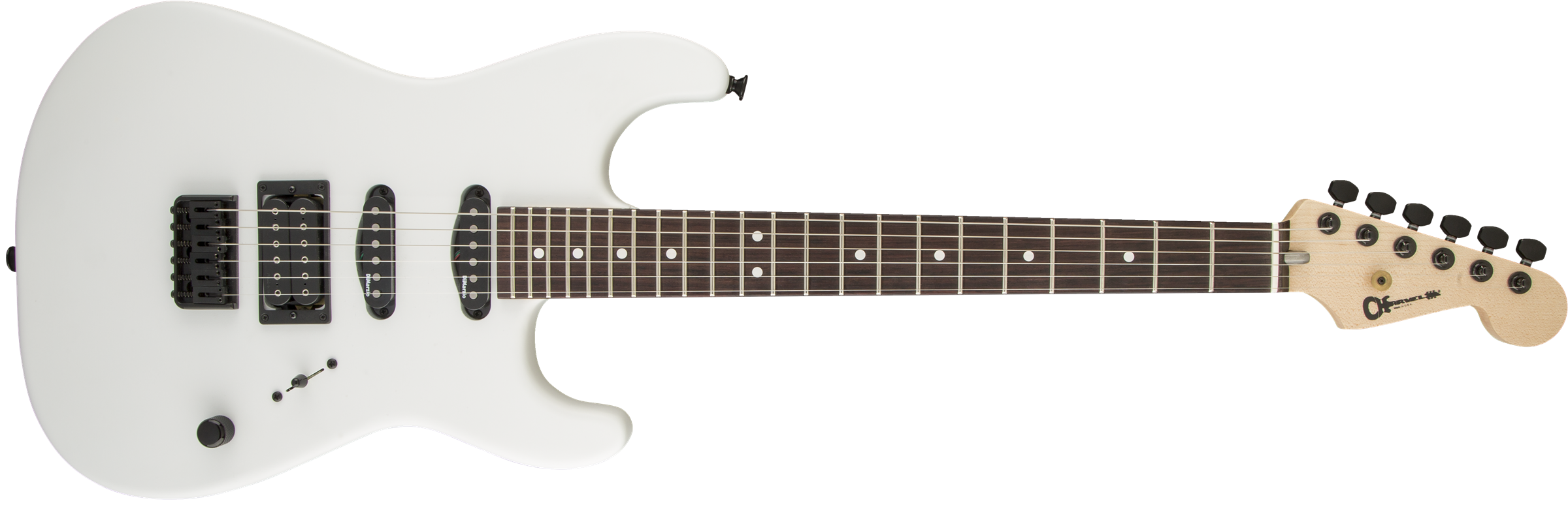 Charvel USA Select San Dimas Style 1 HT HSS Electric Guitar - Snow Blind Satin