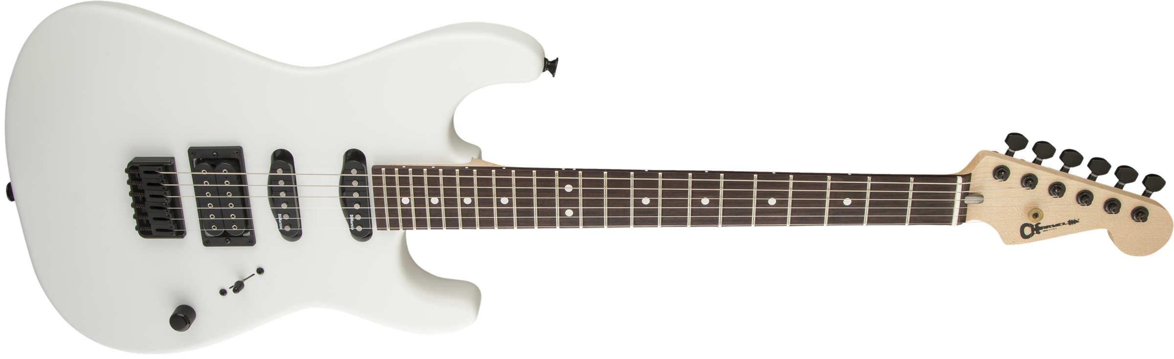 Charvel USA Select San Dimas Style 1 HT HSS Electric Guitar - Snow Blind Satin