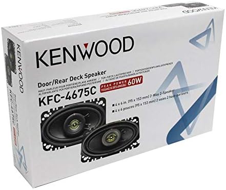 Kenwood KFC-4675C 60-Watt 4-Inch x 6-Inch Two-Way Speaker System