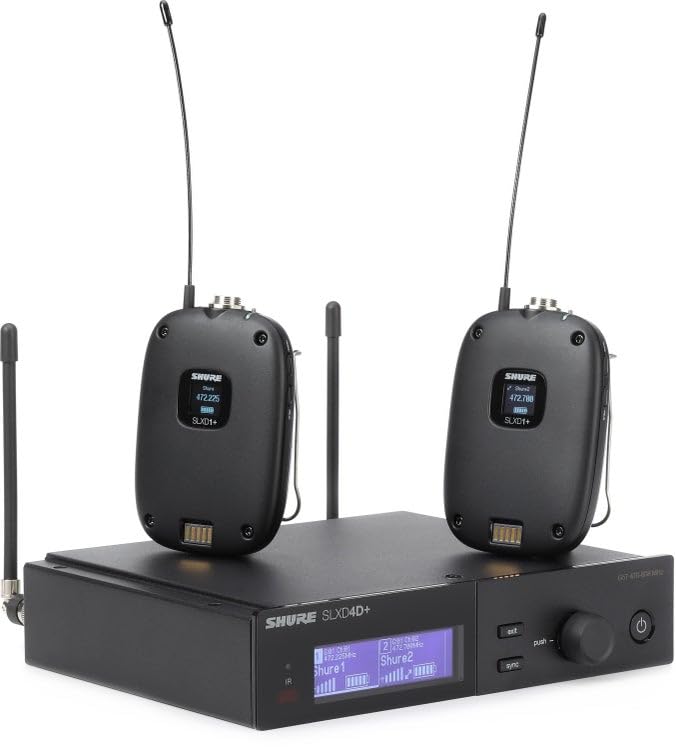 Shure SLXD14D+ Dual Wireless Bodypack System