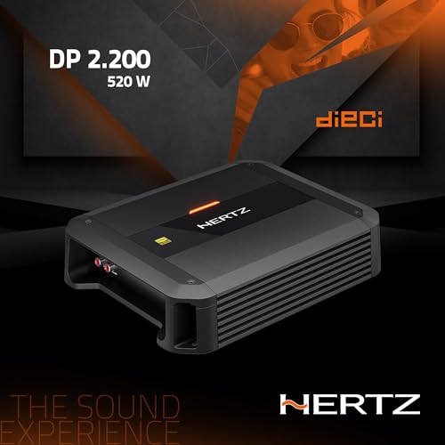Hertz DP 2.200 AB-Class Stereo Amplifier 110 WRMS x 2 at 2Ω