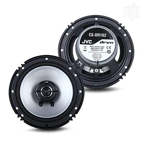 2 Pairs of JVC CS-DR162 DR Series 6.5 Inch 2-Way Coaxial Speakers (300 Watts Peak) - 4 Speakers + Free Gravity Phone Holder