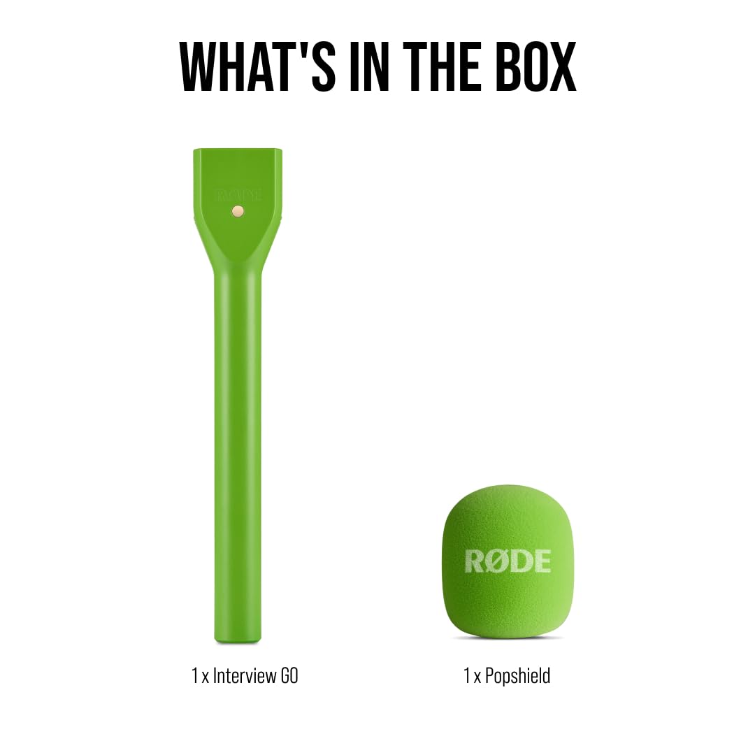 RØDE INTERVIEWGOGRE Interview GO Green Handheld Adaptor
