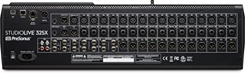 PreSonus StudioLive 32SX Compact 32-channel/26-bus digital mixer with AVB networking and dual-core FLEX DSP Engine
