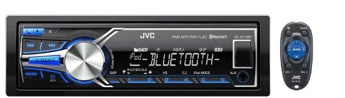 JVC Refurbished KD-X310BT Single-Din Digital Media Bluetooth Receiver w/Internet Radio Control