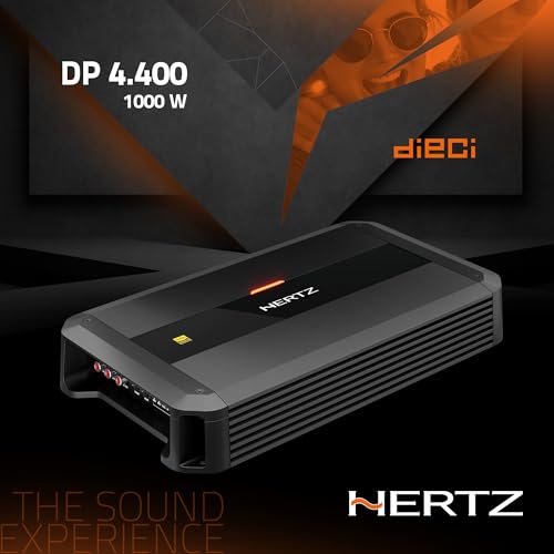 Hertz DP 4.400 AB-Class 4 Channel Amplifier 125 WRMS x 4 at 2Ω