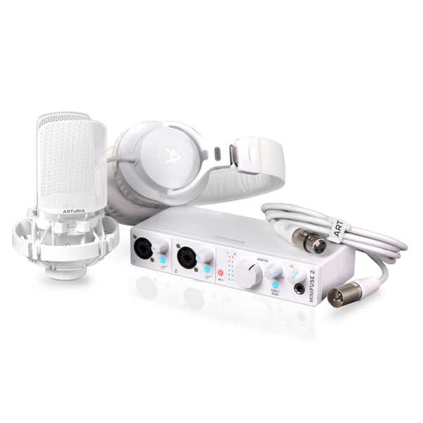 Arturia MINIFUSE REC PACK (WHITE) Recording Bundle