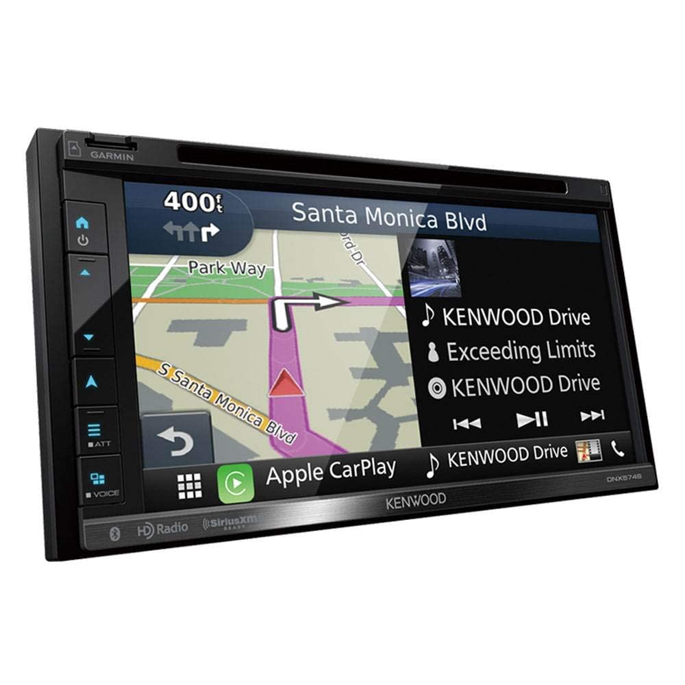 Kenwood DNX574S 2-Din AV Navigation System with Bluetooth & HD Radio