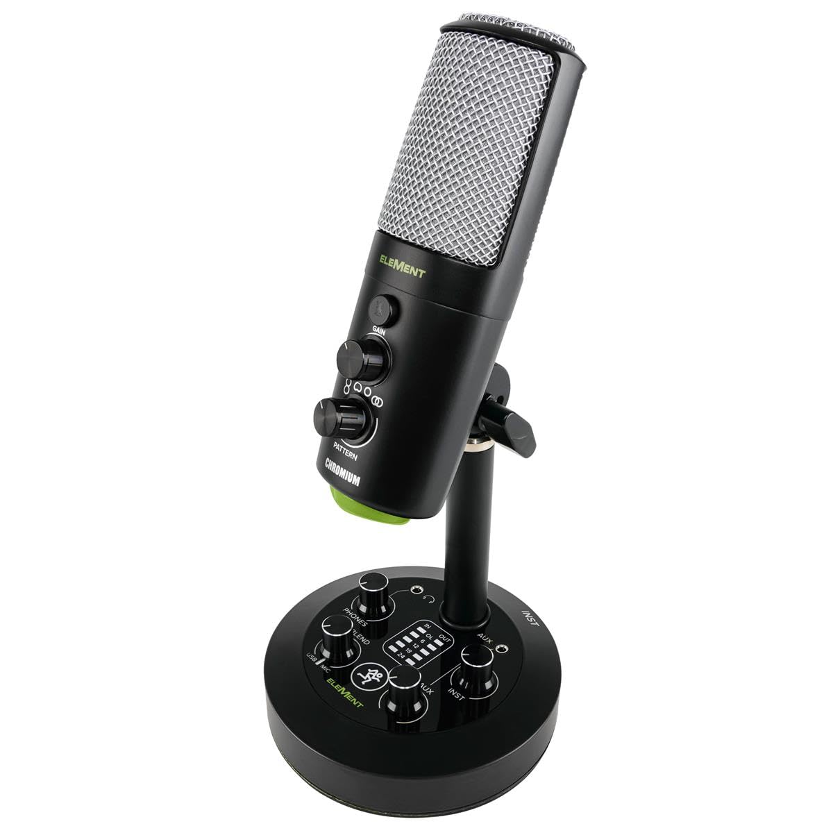 Mackie EM-CHROMIUM USB Condenser Microphone with 2-channel Mixer