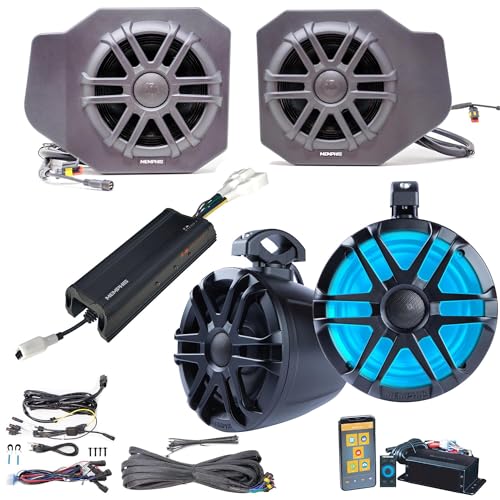 Memphis Audio RGR18PRO4 - 4 Speaker 300 Watt UTV Audio for Polaris Ranger 2018 and up