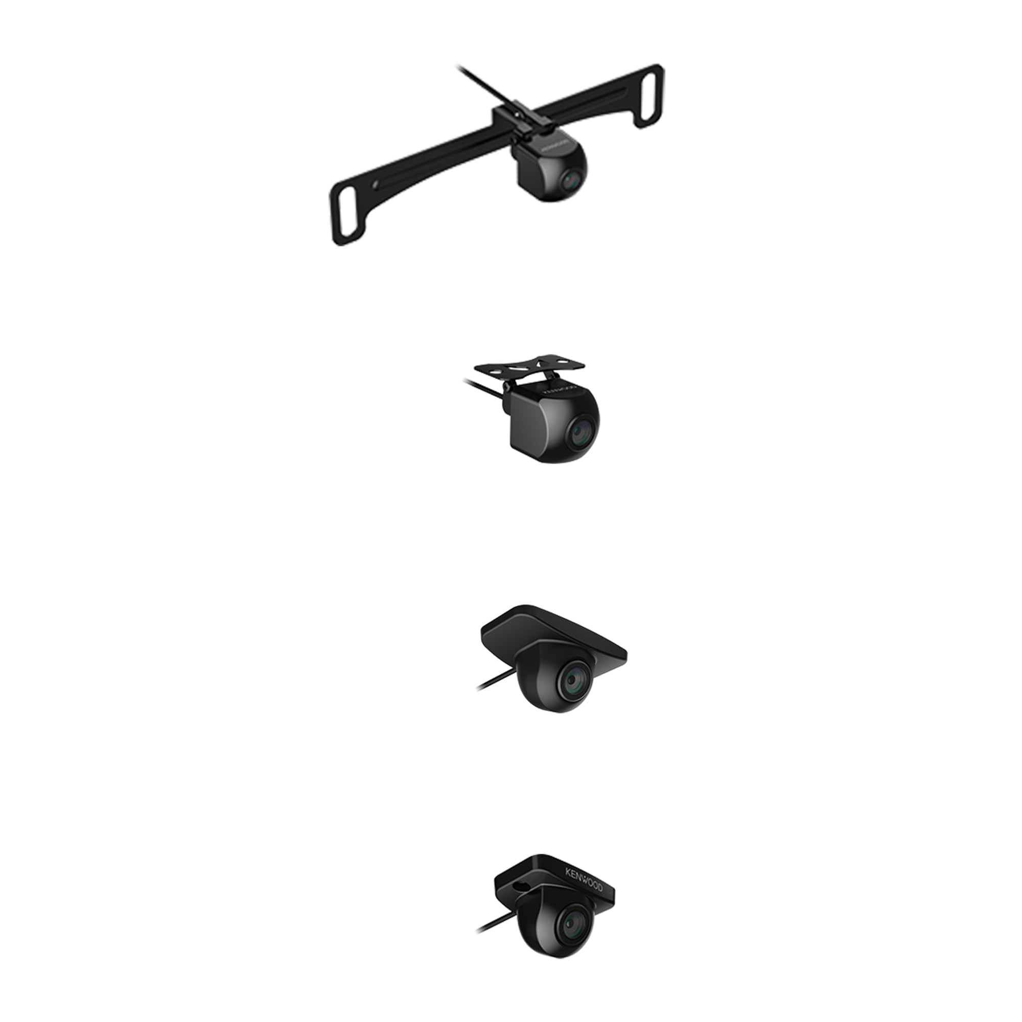 KENWOOD CMOS-240U Universal Backup Camera with Multiple Mounting Options (4-in-1 Camera System)