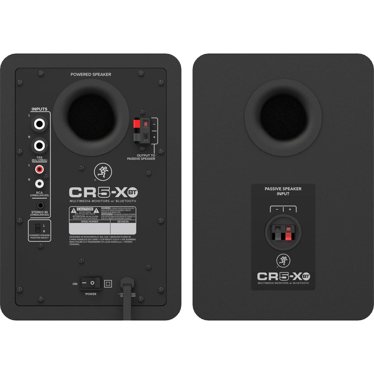Mackie CR5-XBT 5" Bluetooth Multimedia Monitors