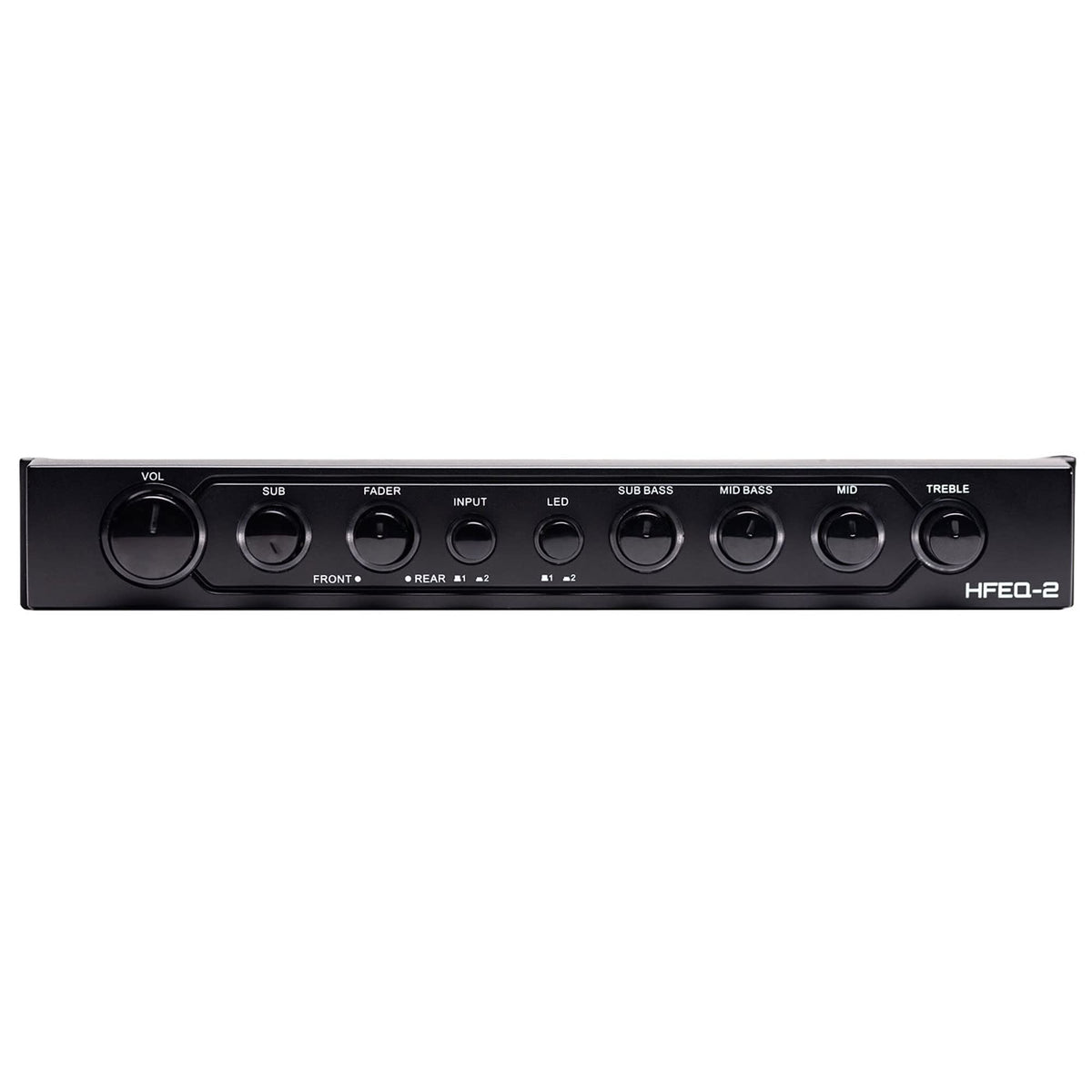 Hifonics HFEQ-2 4-Band 1/2-DIN Equalizer/Crossover