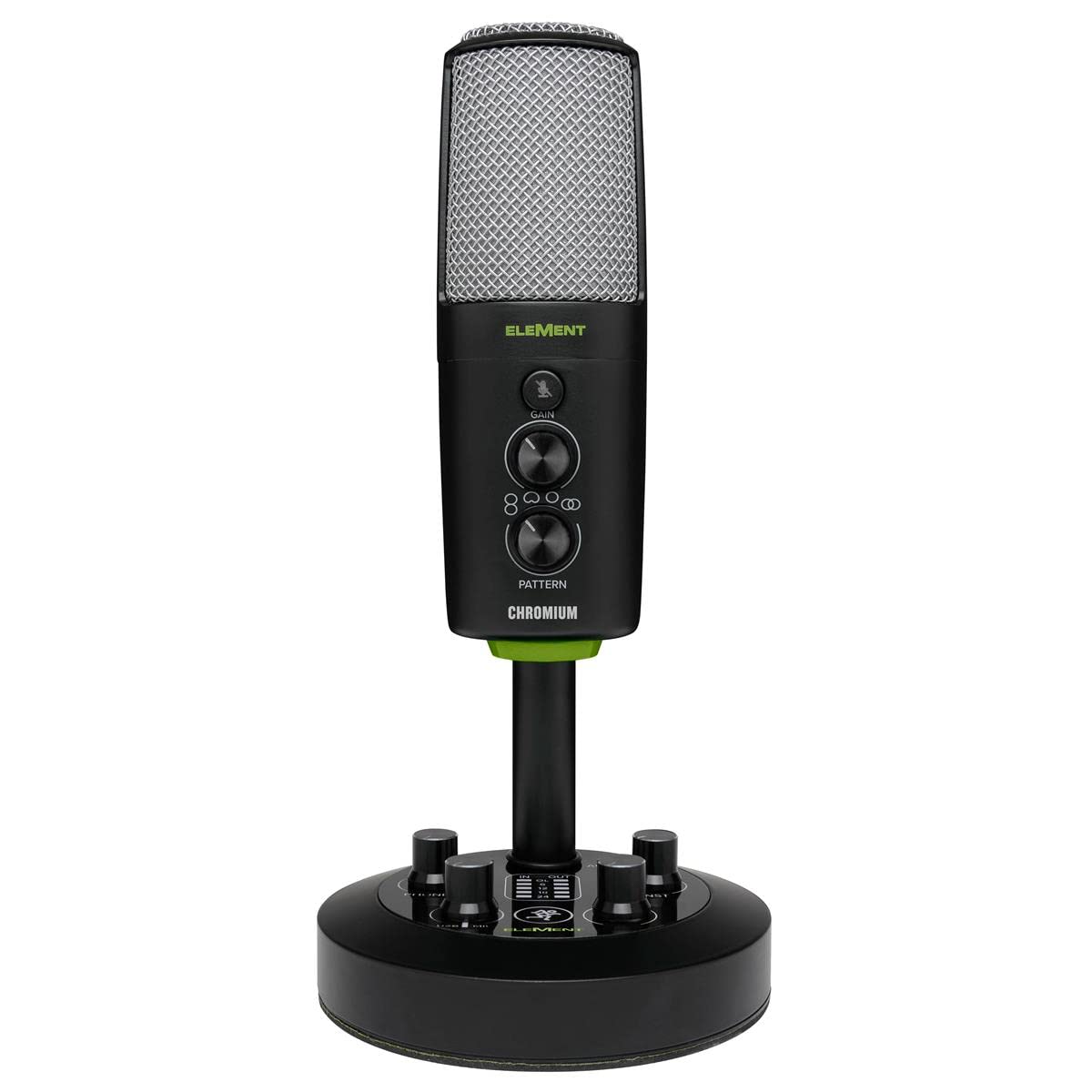 Mackie EM-CHROMIUM USB Condenser Microphone with 2-channel Mixer