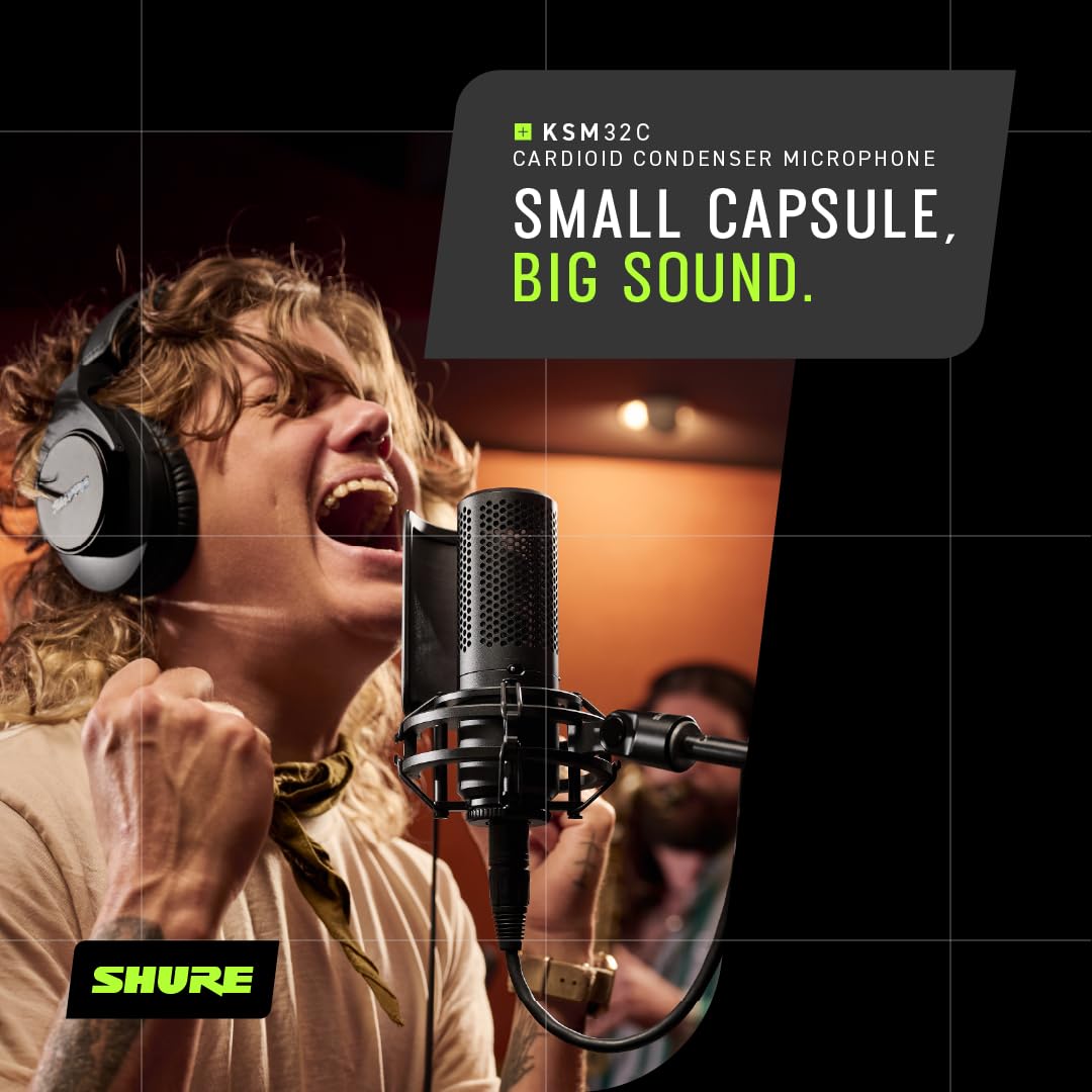 Shure KSM32C/SM Cardioid Condenser Microphone Studio Kit