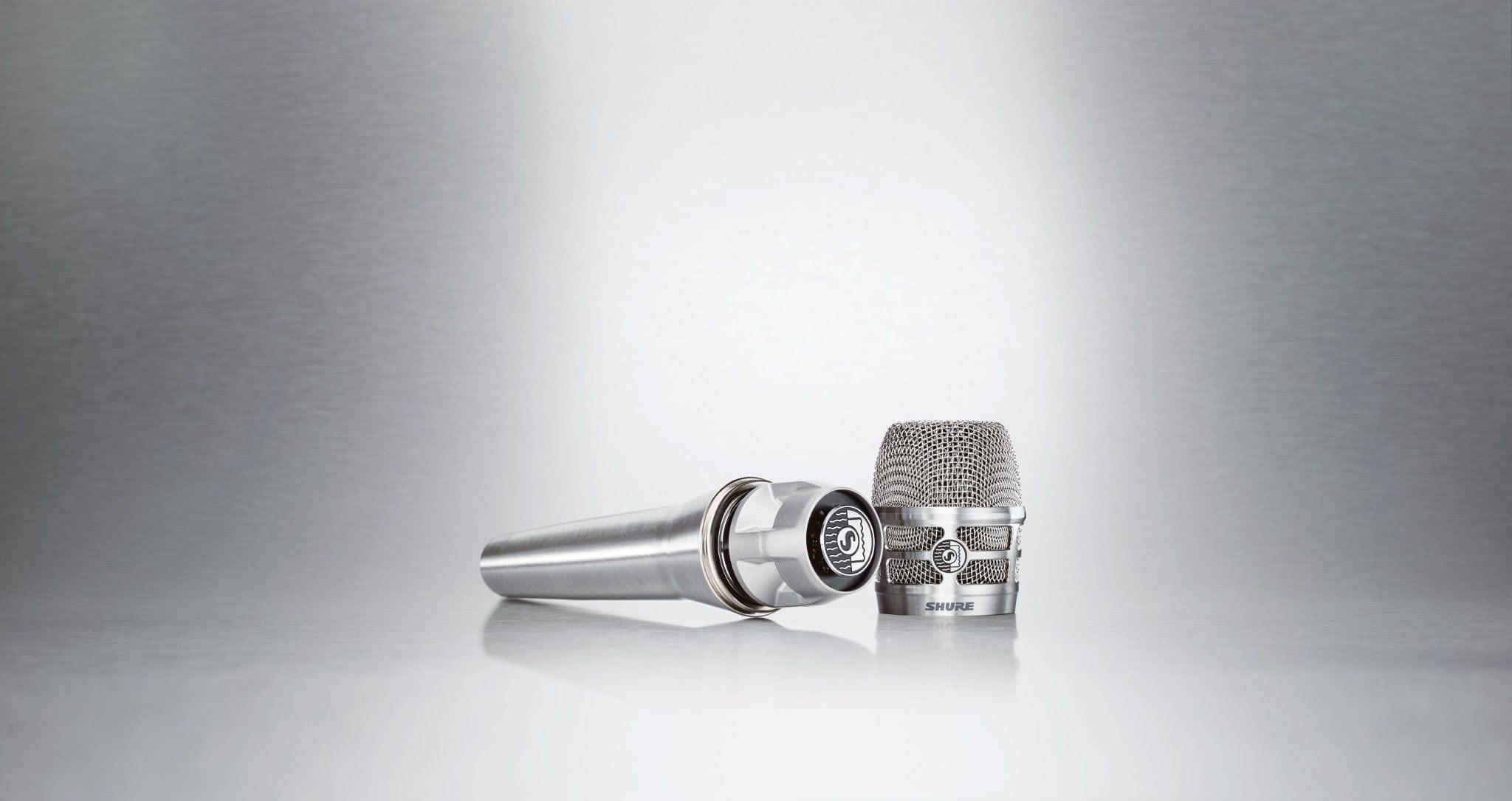 Shure KSM8 Dualdyne Vocal Microphone - Cardioid Dynamic Mic with 2 Ultra Thin Diaphragms and Reverse Airflow Technology for Unmatched Control of Proximity Effect, Presence Peaks, and Bleed - Nickel