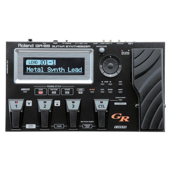 BOSS GR-55GK-BK Guitar Synthesizer With GK-3 Pickup