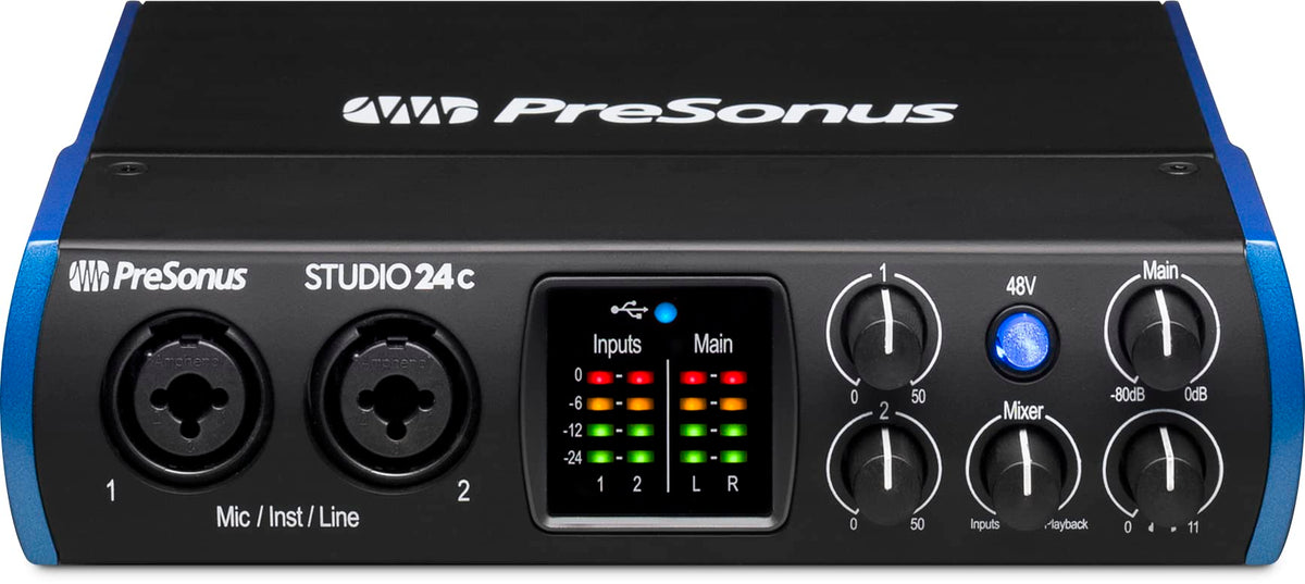 PreSonus Studio 24c 2x2 USB-C Audio Interface