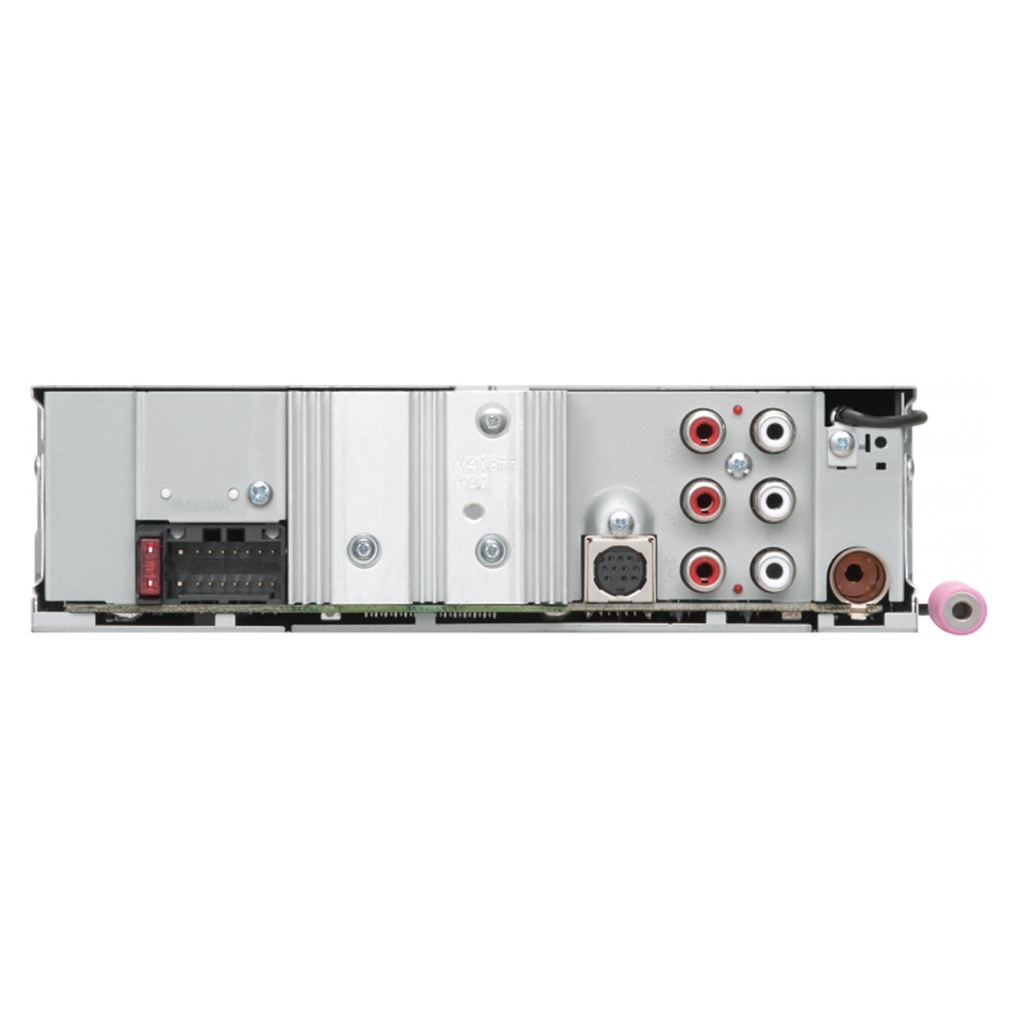 JVC KD-X380BTS Digital Media Receiver Featuring Bluetooth® / USB/SiriusXM/Amazon Alexa / 13-Band EQ/Variable-Color Illumination/JVC Remote App Compatibility with 1 Pair JVC CS-DF620 6.5