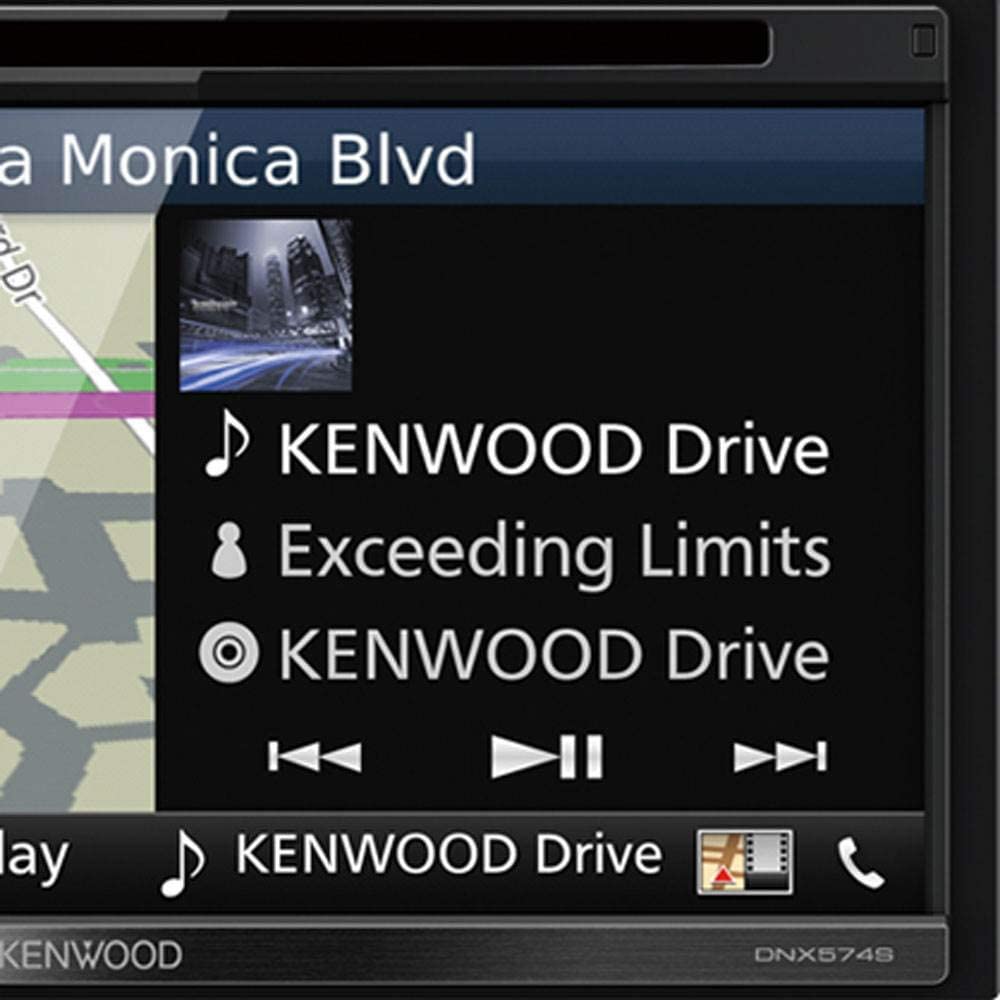 Kenwood DNX574S 2-Din AV Navigation System with Bluetooth & HD Radio