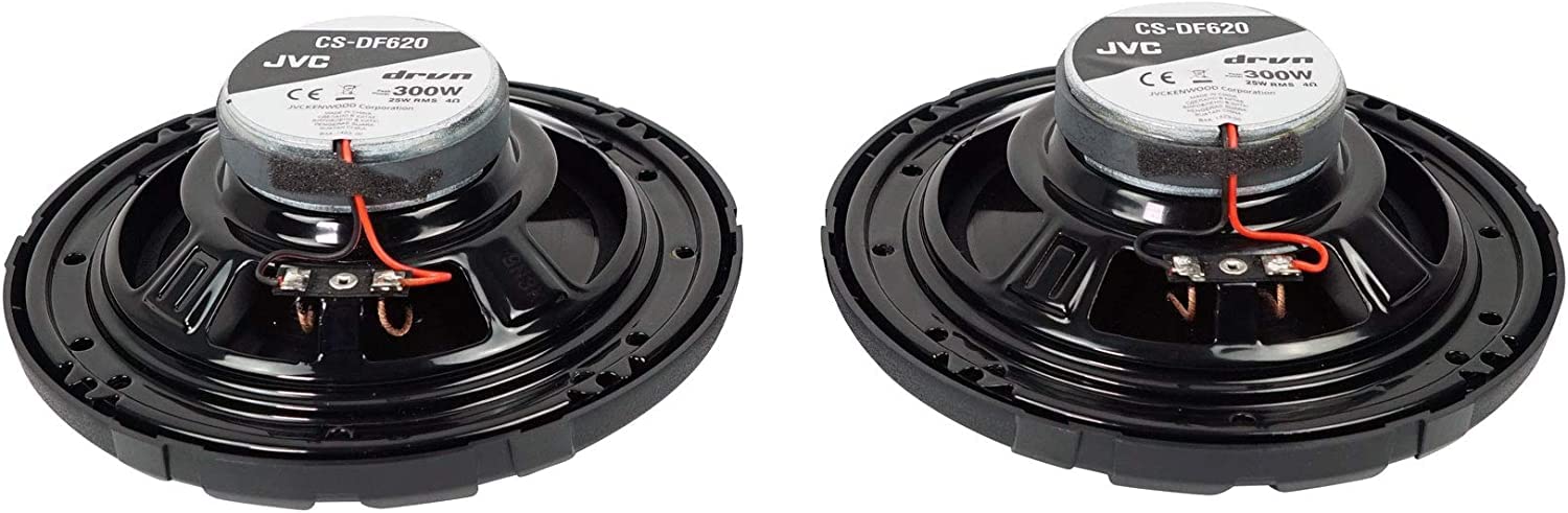(2) JVC CS-DF620 300w 6.5
