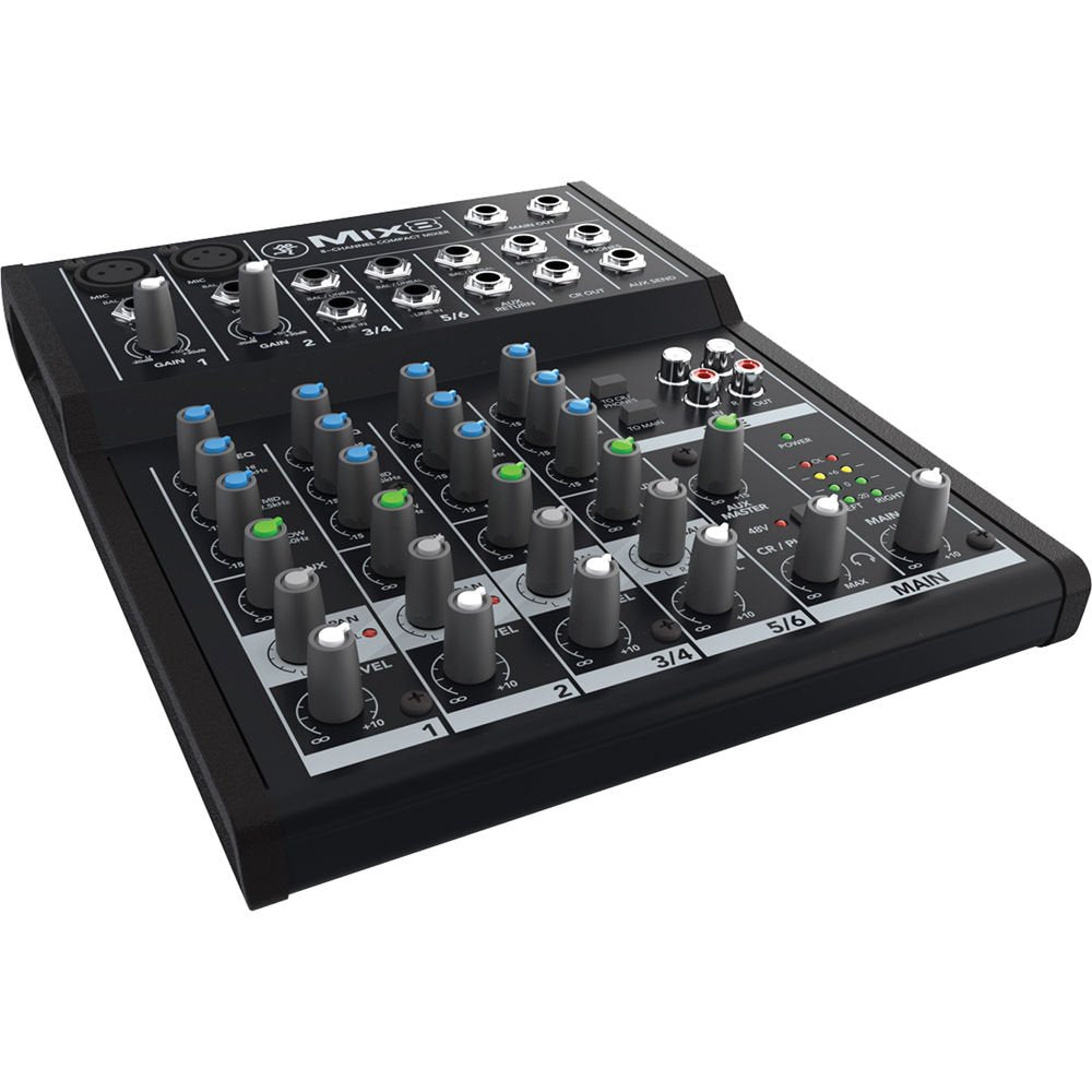 Mackie Mix8 8-Channel Compact Analog Mixer