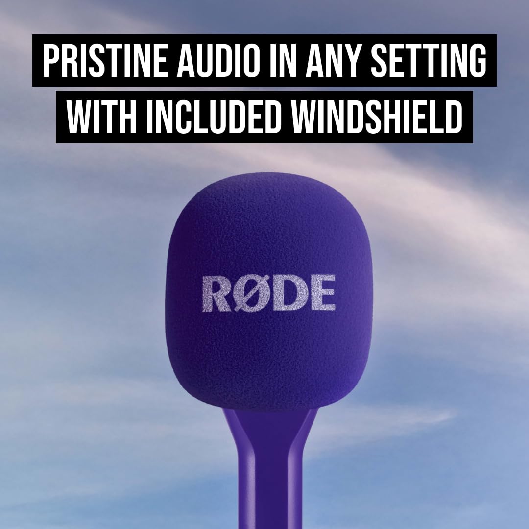 RØDE INTERVIEWGOPUR Purple Wireless Handheld Microphone Adaptor