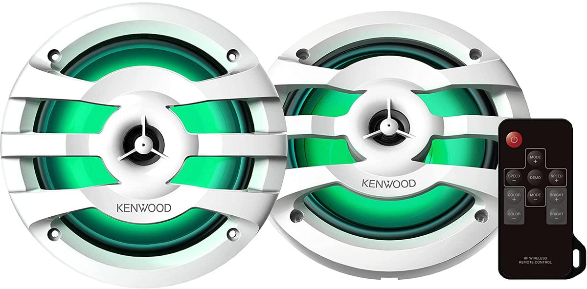 Kenwood KFC-1673MRWL 6.5" 2-Way Marine Speakers