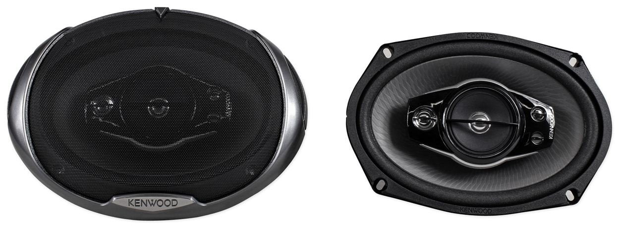 Kenwood KFC-6994PS 6”x9” 500 Watt 5-Way Car Audio Coaxial Speakers 6x9 With Grilles