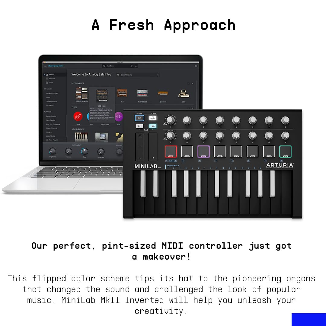 Arturia MINILAB MKII INVERTER MIDI Controller