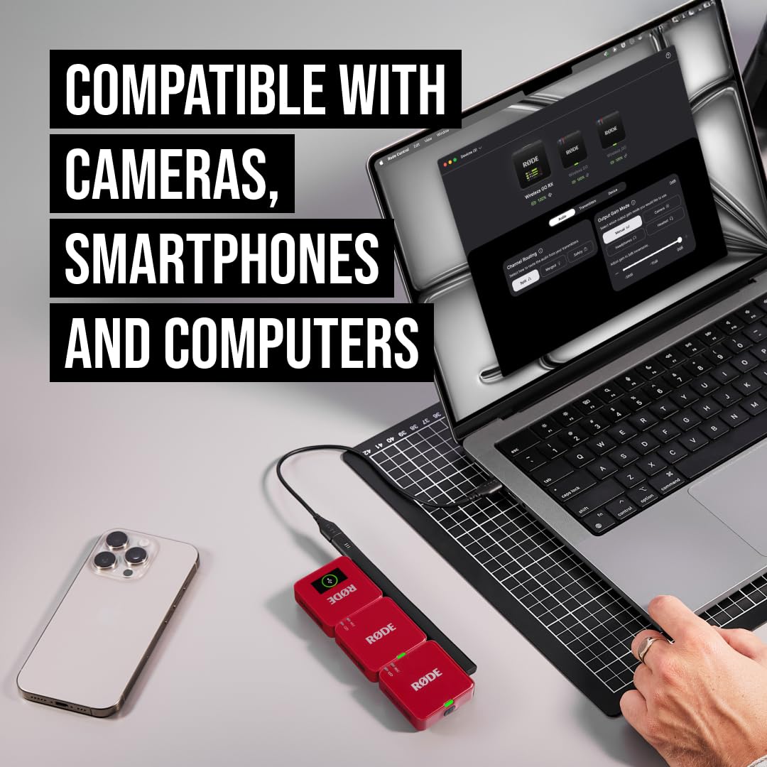 RØDE WIGOGEN3RED Wireless GO (Gen 3) Microphone System
