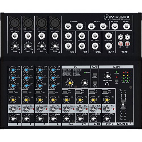 Mackie MIX12FX 12-Channel Compact Effects Mixer