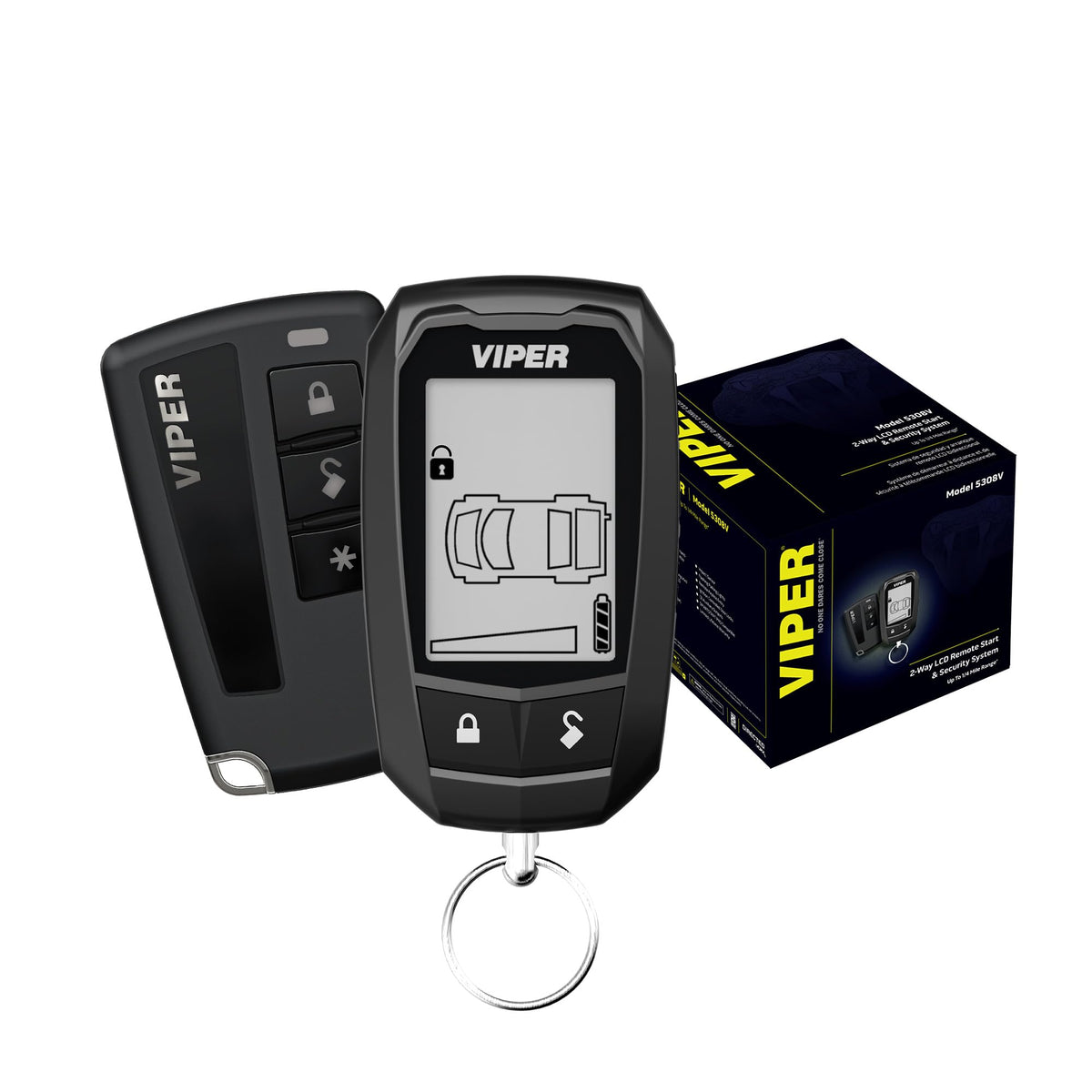 Viper 5308V 2-Way LCD Remote Start & Security System