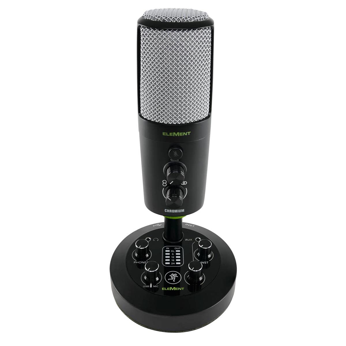 Mackie EM-CHROMIUM USB Condenser Microphone with 2-channel Mixer