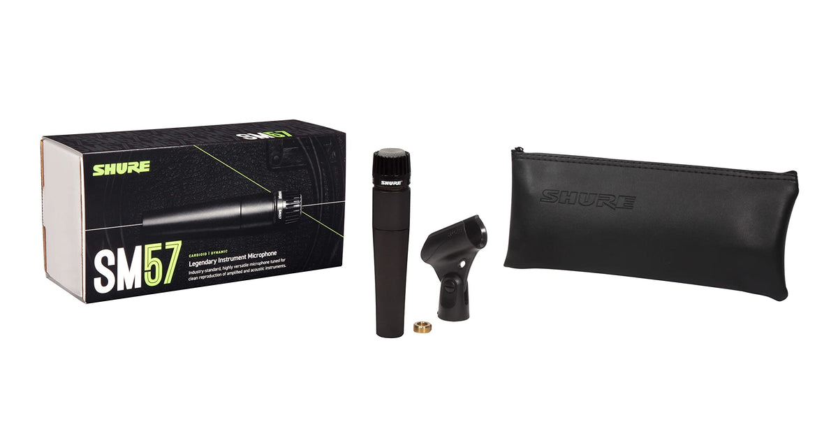 Shure SM57-LC Dynamic Cardioid Instrument Microphone