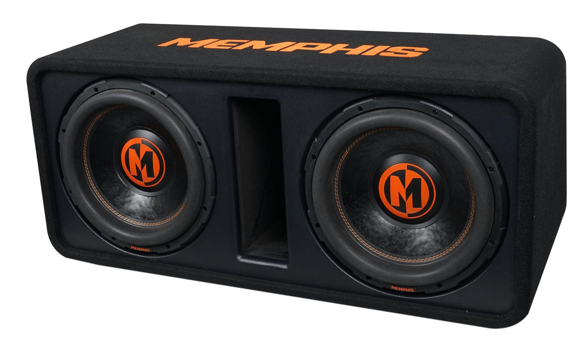 Memphis MJPE12D1 Dual 12" 1-Ohm Loaded Enclosure