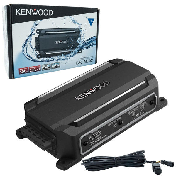 Kenwood KAC-M5001 Compact Mono Marine Amplifier