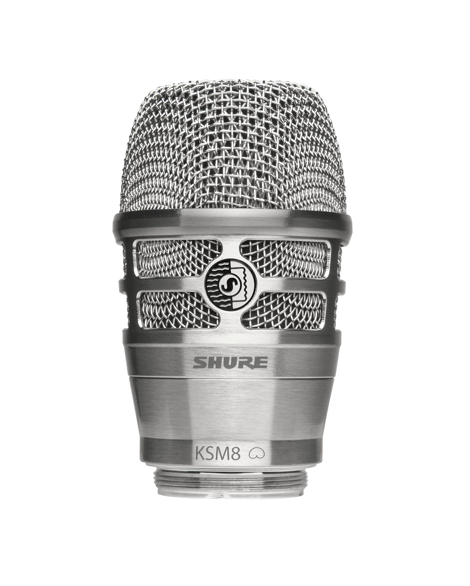 Shure KSM8 Dualdyne Vocal Microphone - Cardioid Dynamic Mic with 2 Ultra Thin Diaphragms and Reverse Airflow Technology for Unmatched Control of Proximity Effect, Presence Peaks, and Bleed - Nickel