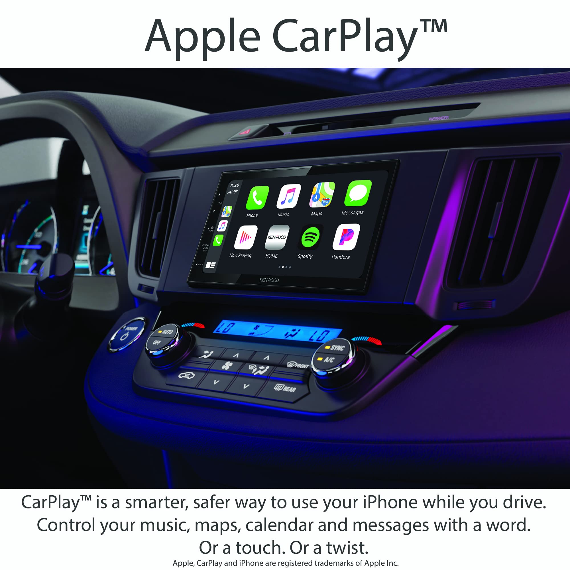 Kenwood DMX47S Digital Car Multimedia Player, 6.8