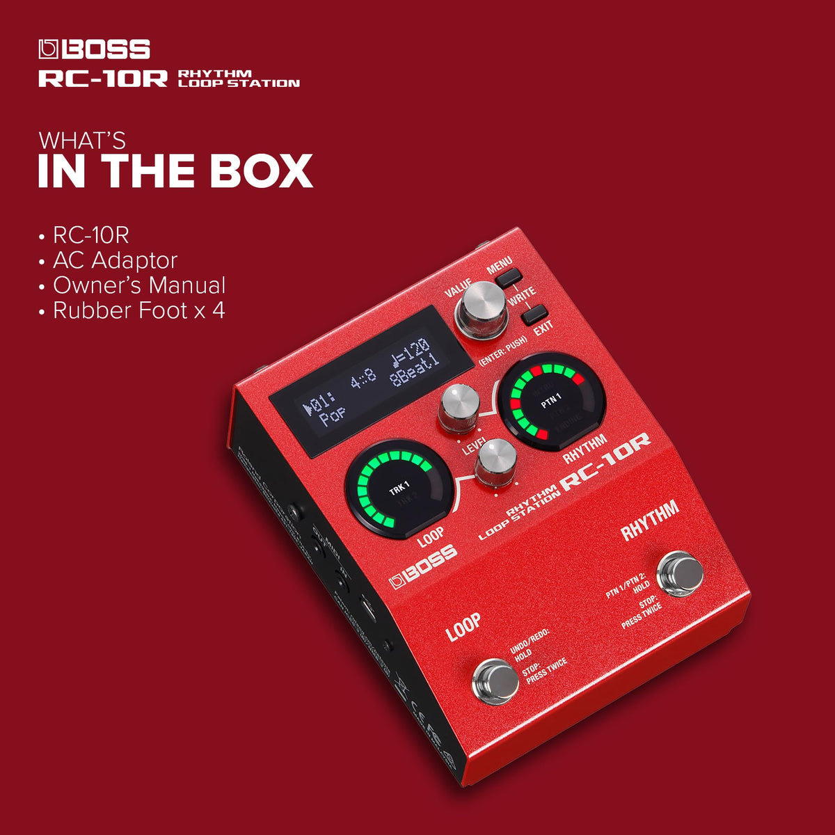 BOSS RC-10R Rhythm Loop Station